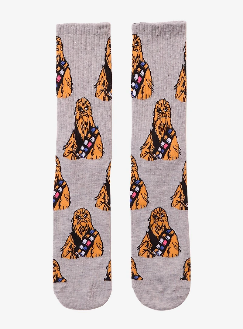 Star Wars Chewbacca Allover Print Crew Socks — BoxLunch Exclusive