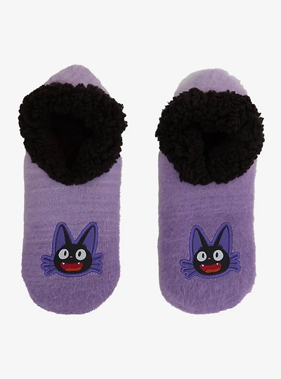 Studio Ghibli® Kiki's Delivery Service Jiji Slipper Socks — BoxLunch Exclusive