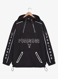 Marvel Punisher Black Windbreaker — BoxLunch Exclusive
