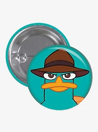 Disney Phineas & Ferb Perry the Platypus Button Pin