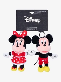 Disney Mickey & Minnie Plush Keychain Set — BoxLunch Exclusive