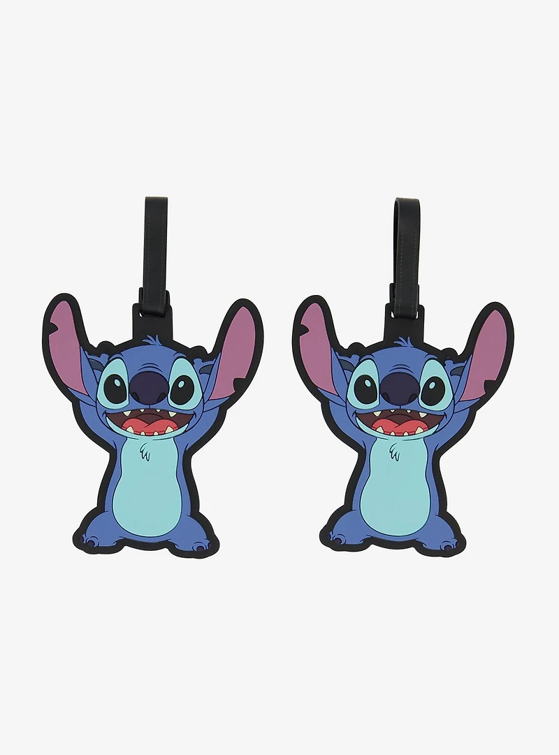 Disney Lilo & Stitch Happy Stitch 2-Piece Luggage Tag Set