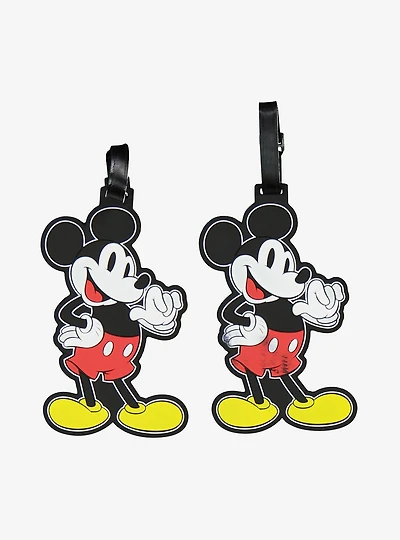 Disney Mickey Mouse Classic 2-Piece Luggage Tag Set