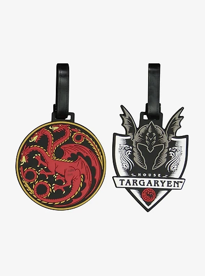 House of the Dragon 2-Piece Luggage Tag Set