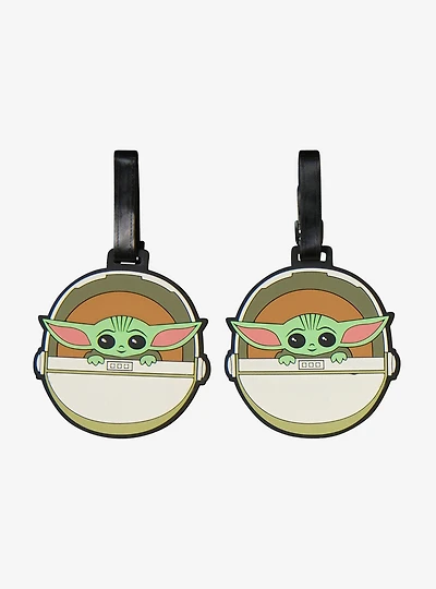 Star Wars The Mandalorian Grogu 2-Piece Luggage Tag Set