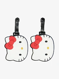 Hello Kitty Head 2-Piece Luggage Tag Set