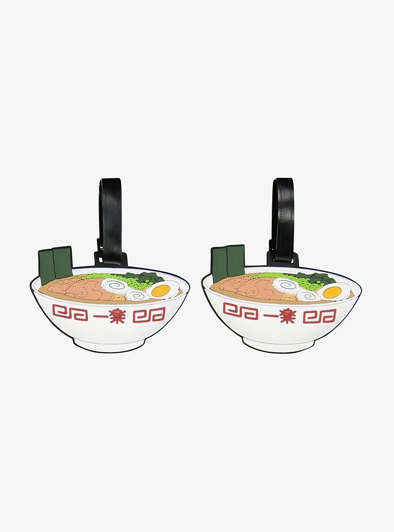 Naruto Shippuden Ichiraku Ramen Bowl 2-Piece Luggage Tag Set