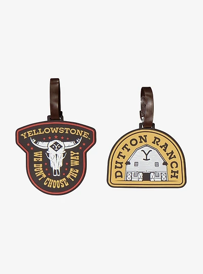 Yellowstone Dutton Ranch 2-Piece Luggage Tags