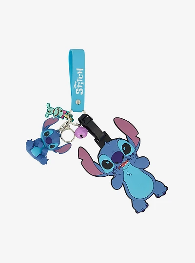 Disney Lilo & Stitch & Scrump Luggage Tag & Lanyard Set