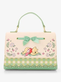 Loungefly Disney Winnie the Pooh Floral Gingham Handbag - BoxLunch Exclusive