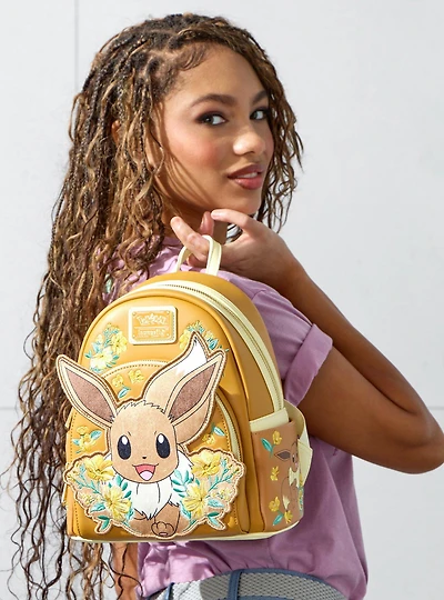 Loungefly Pokémon Eevee Floral Mini Backpack — BoxLunch Exclusive