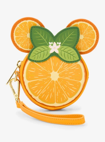 Loungefly Disney Minnie Mouse Orange Ears Orange Scented Coin Purse - BoxLunch Exclusive