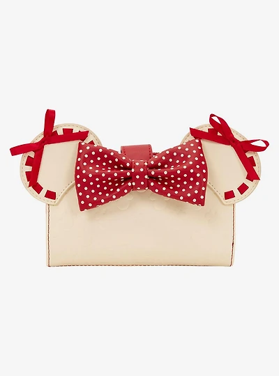 Loungefly Disney Minnie Mouse Polka Dot Ribbon Bow Wallet