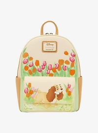 Loungefly Disney Lady and The Tramp Tulips Mini Backpack