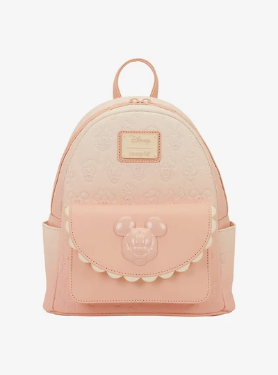 Loungefly Mickey Mouse & Friends Pink Ombré Mini Backpack