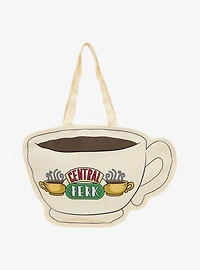 Loungefly Friends Central Perk Coffee Cup Oversized Canvas Tote Bag