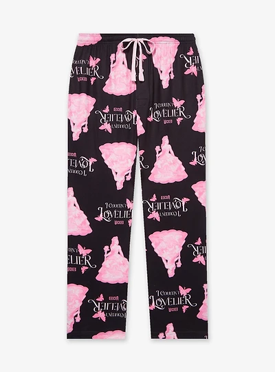 Wicked Glinda Tonal Allover Print Plus Sleep Pants - BoxLunch Exclusive
