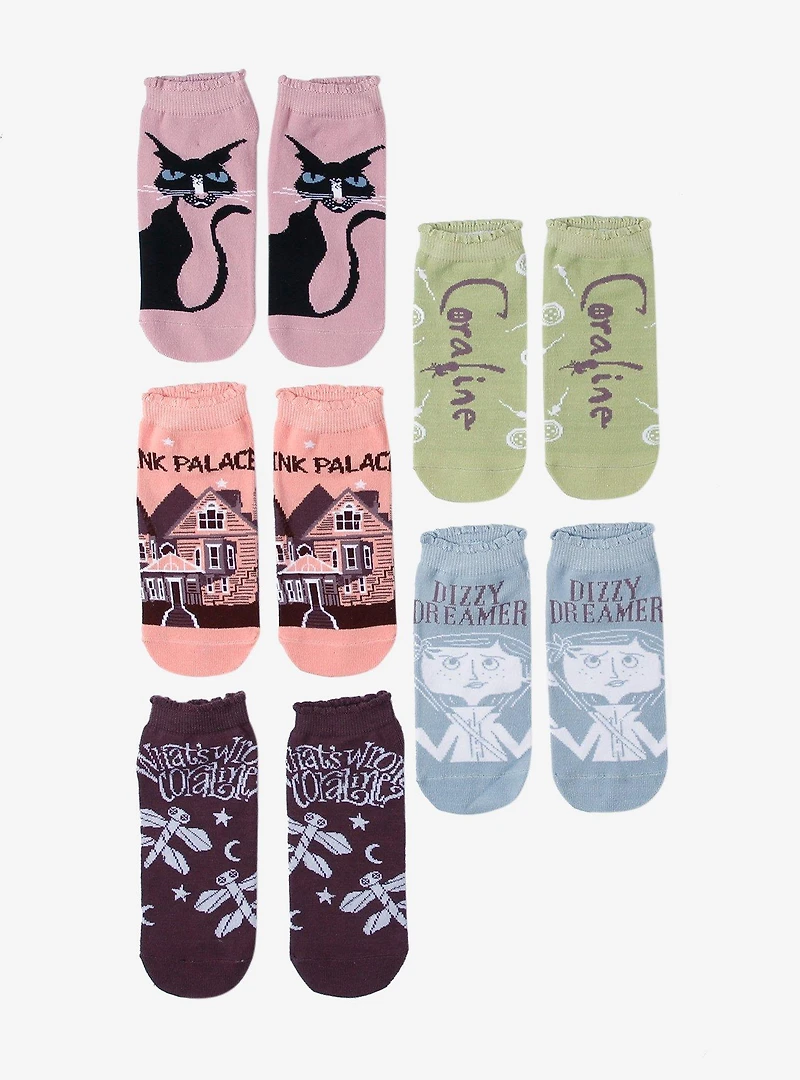 Coraline Icons Scalloped Sock Set — BoxLunch Exclusive