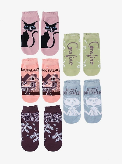 Coraline Icons Scalloped Sock Set — BoxLunch Exclusive
