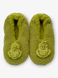 How the Grinch Stole Christmas Grinch 3D Sherpa Slipper Socks — BoxLunch Exclusive