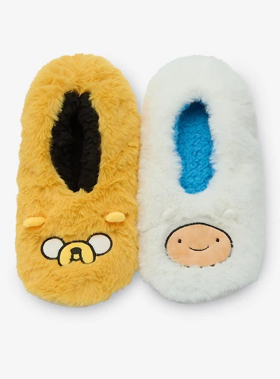 Adventure Time Jake & Finn Slipper Socks — BoxLunch Exclusive