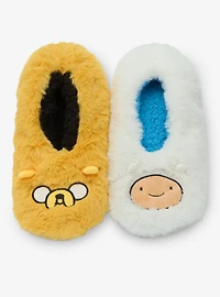 Adventure Time Jake & Finn Slipper Socks — BoxLunch Exclusive