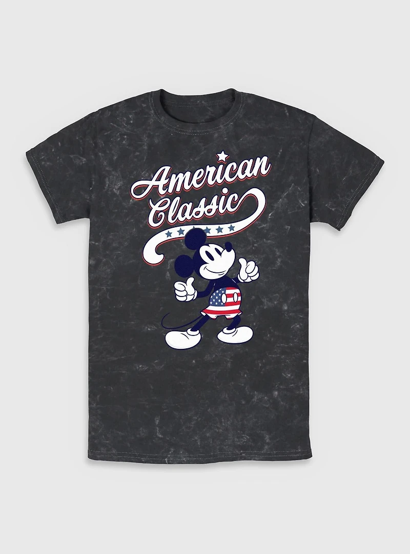 Disney Mickey Mouse American Classic Mineral Wash T-Shirt