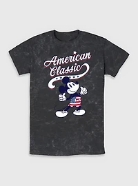 Disney Mickey Mouse American Classic Mineral Wash T-Shirt