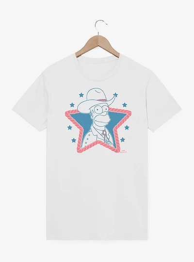 The Simpsons Western Star Homer T-Shirt