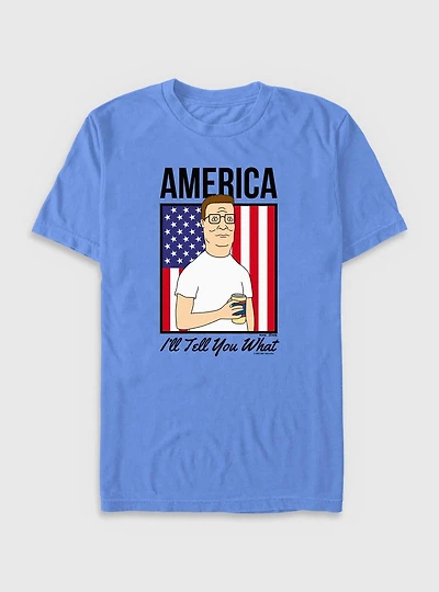 King of the Hill America I'll Tell You Garment Dye T-Shirt