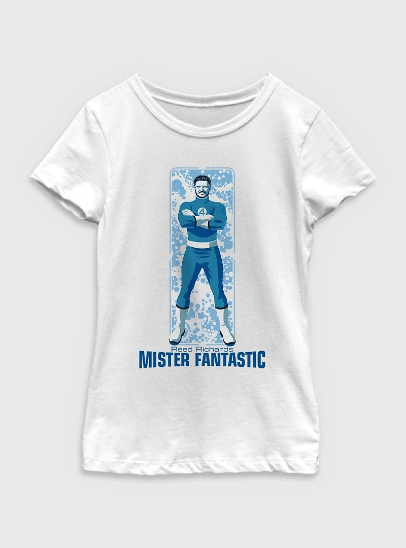 Marvel The Fantastic Four: First Steps Mister Reed Richards Youth Girls T-Shirt