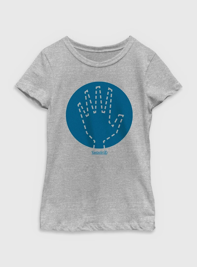Marvel The Fantastic Four: First Steps Invisible Woman Icon Youth Girls T-Shirt