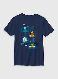Marvel The Fantastic Four: First Steps Retro Heads Youth T-Shirt