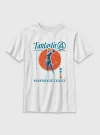 Marvel The Fantastic Four: First Steps Together As A Family Susan Storm Invisible Woman Youth T-Shirt