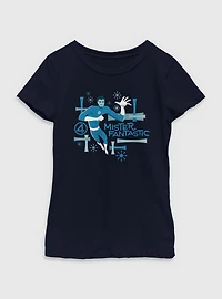 Marvel The Fantastic Four: First Steps Mister Vintage Youth Girls T-Shirt