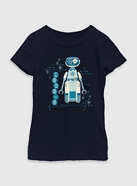 Marvel The Fantastic Four: First Steps H.E.R.B.I.E. Robot Youth Girls T-Shirt