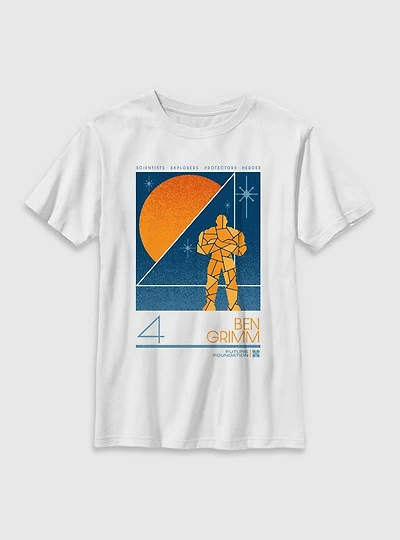 Marvel The Fantastic Four: First Steps Future Foundation Ben Grimm Youth T-Shirt