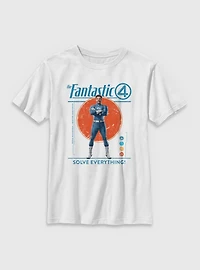 Marvel The Fantastic Four: First Steps Solve Everything Reed Richards Mister Youth T-Shirt