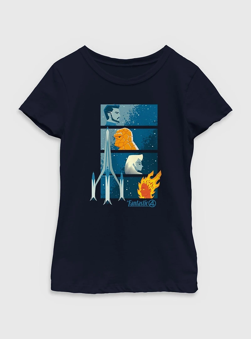 Marvel The Fantastic Four: First Steps Project Youth Girls T-Shirt