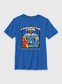Marvel The Fantastic Four: First Steps Four Classic Protectors Youth T-Shirt