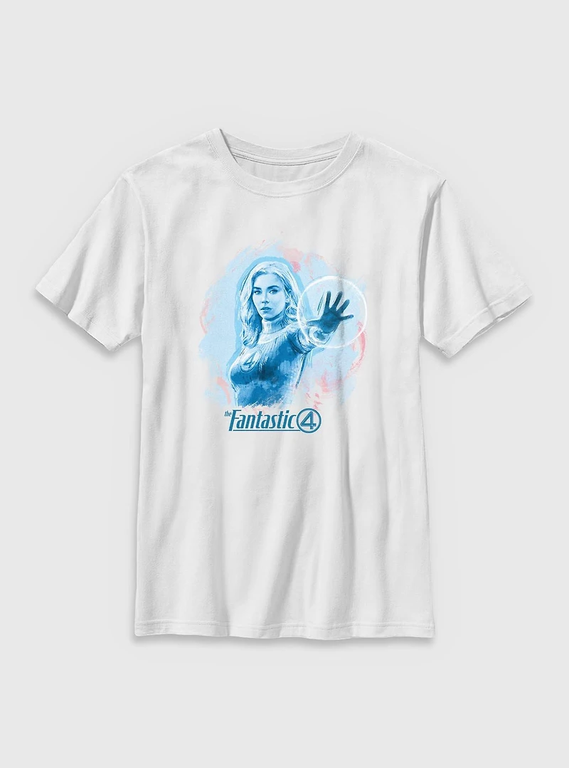 Marvel The Fantastic Four: First Steps Susan Storm Hero Invisible Woman Youth T-Shirt
