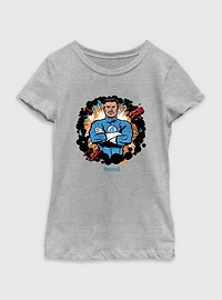 Marvel The Fantastic Four: First Steps Reed Richards Mister Power Youth Girls T-Shirt