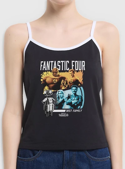 Marvel The Fantastic Four: First Steps Family & H.E.R.B.I.E. Womens Cami Tank Top