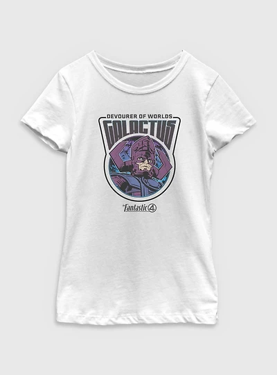 Marvel The Fantastic Four: First Steps Galactus Devourer Of Worlds Youth Girls T-Shirt