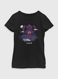 Marvel The Fantastic Four: First Steps Cosmic Power Galactus Youth Girls T-Shirt
