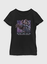 Marvel The Fantastic Four: First Steps Galactus Frame Youth Girls T-Shirt