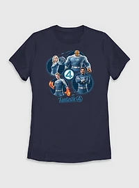 Marvel The Fantastic Four: First Steps Family Team Womens T-Shirt