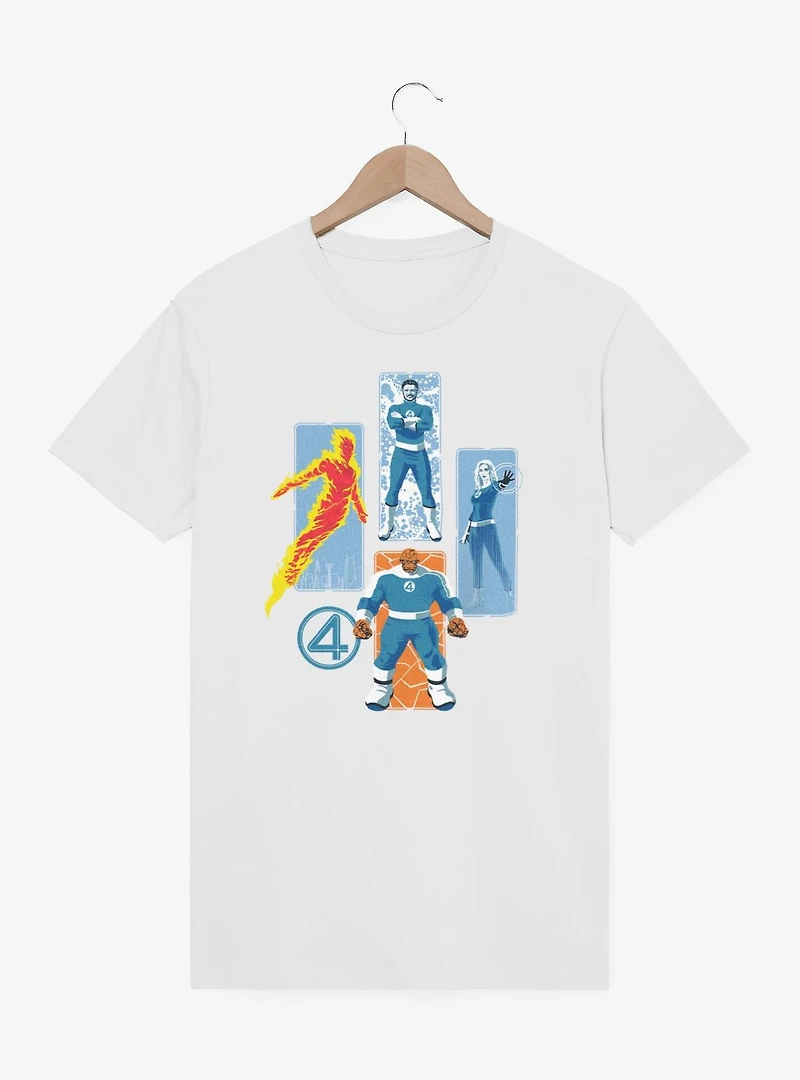 Marvel The Fantastic Four: First Steps Family Of Heroes T-Shirt