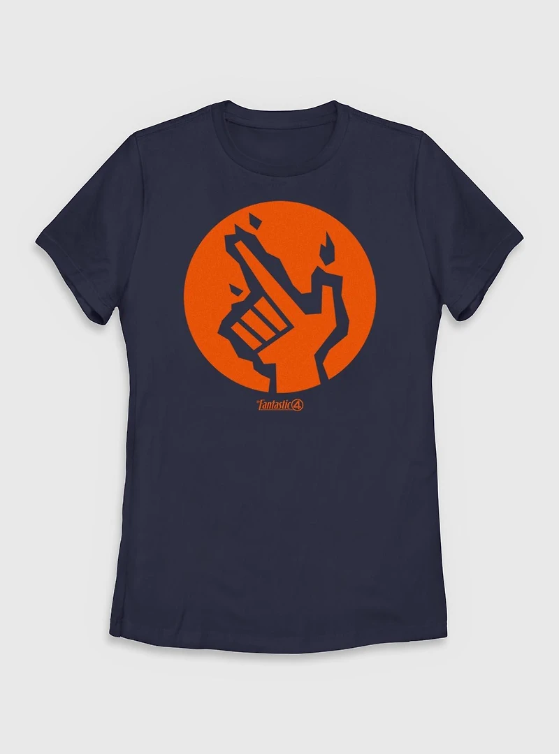 Marvel The Fantastic Four: First Steps Human Torch Icon Womens T-Shirt