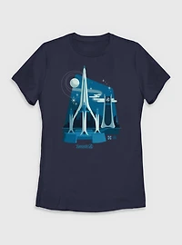 Marvel The Fantastic Four: First Steps Ready For Launch Womens T-Shirt